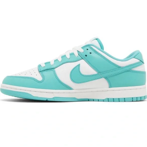 Nike Men's Turquoise and White Sneakers - Picture 5 of 5